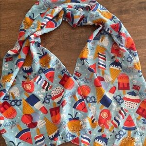 Lightweight sweet freedom ice cream scarf